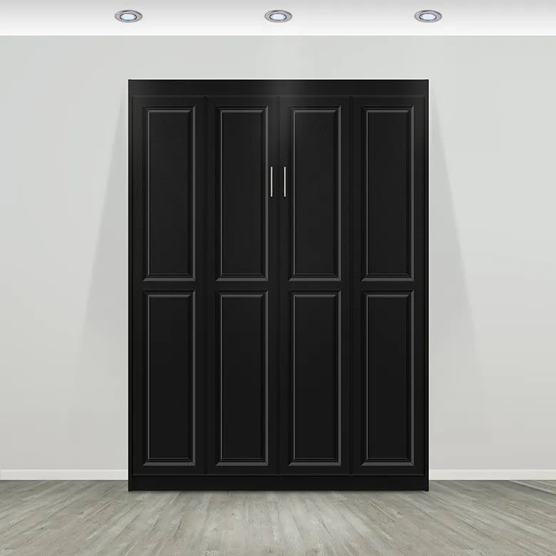 Black Daytona Panel Bed Murphy Bed