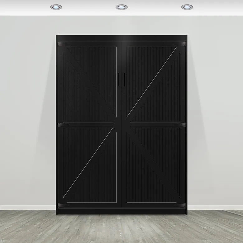 Black Daytona Panel Bed Murphy Bed