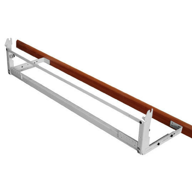 Clearance Murphy bed frame with slatted base, wall-mounted, brackets