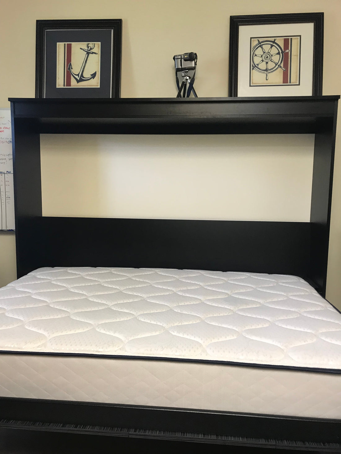 horizontal murphy bed open
