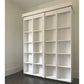 Boaz Murphy Bed with Cabinets - White