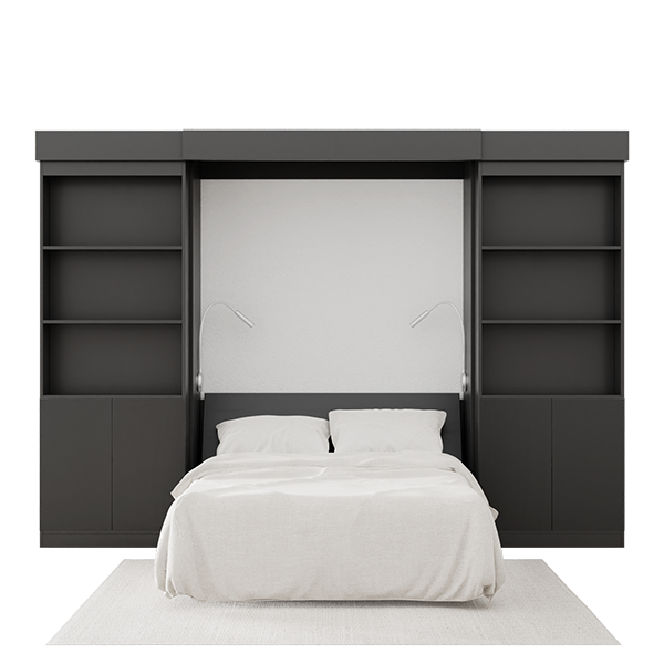 BLACK Majestic Library Bed: Supreme