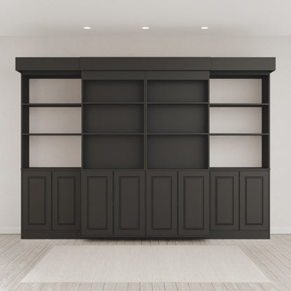 IN STOCK Black Majestic Library Bed: Supreme (Full Size)