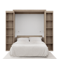 IN STOCK Monaco Double/Full Size Boaz BiFold Bookcase Murphy Bed