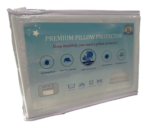 Standard Size Pillow Protector (Set of 2 )