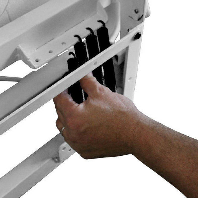 Clearance Murphy bed frame with slatted base, wall-mounted, spring installation