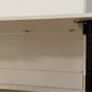 The home office Murphy bed with a desk in color white, with a short GIF demo of desk latches