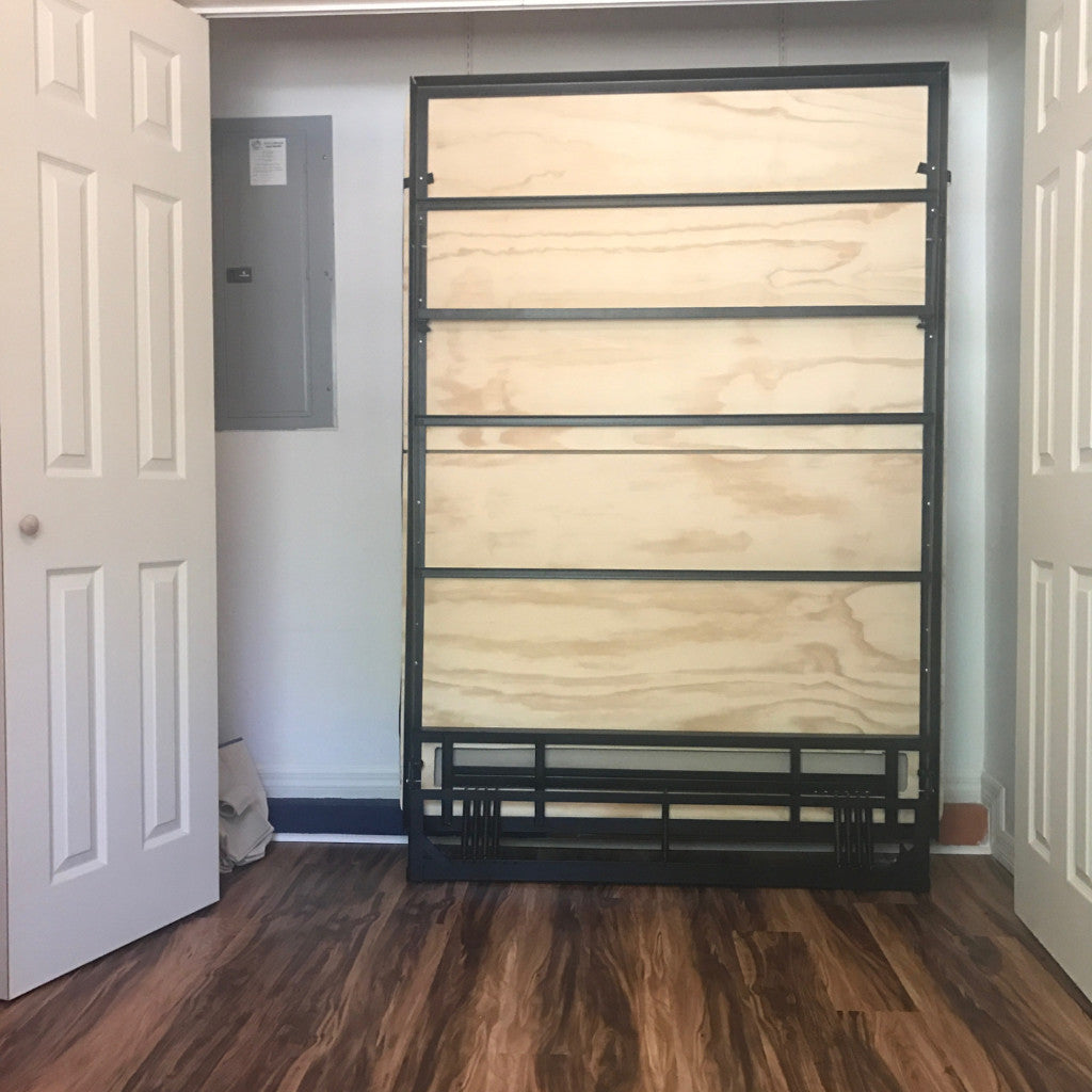 Murphy Door Bed Frame with plywood support