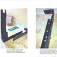 Pair of Wall Mount Brackets for Door Bed Frame with Bolts and Screws