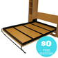 Panel Bed DIY Murphy Bed Frame Kit Wooden with plywood support