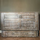 Poppy Murphy Cabinet Bed Queen Size in color brushed driftwood, front view